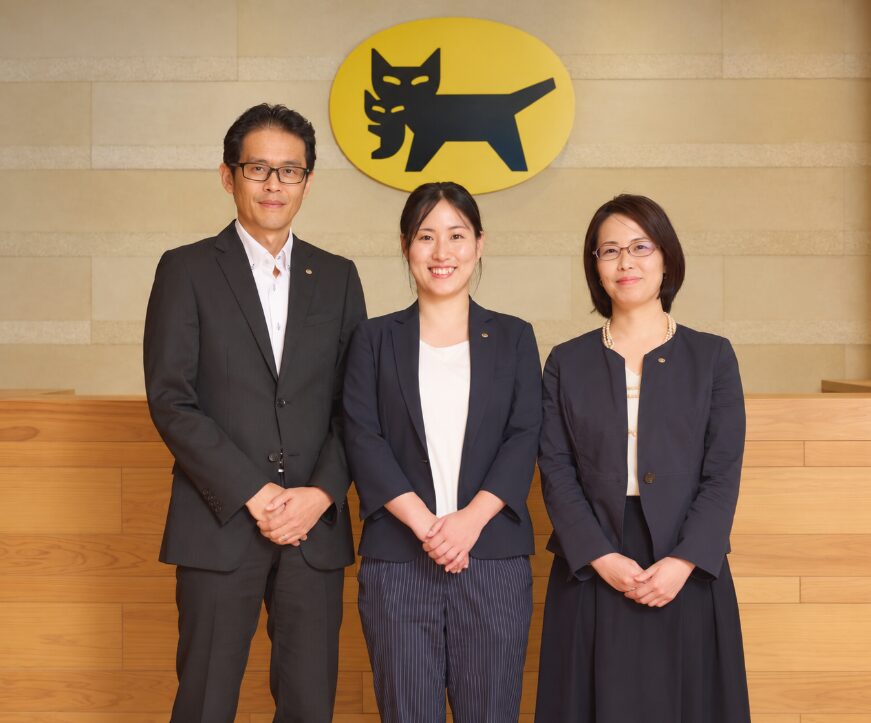 ヤマト運輸株式会社 左から山田氏、原口氏、竹下氏